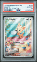 LILLIPUP ILLUSTRATION RARE 2025 POKEMON WHT EN-WHITE FLARE PSA GEM MT 10