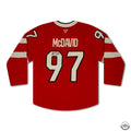 Upper Deck Authenticated - Connor McDavid Autographed Red Team Canada 4 Nations Face-off Authentic Jersey
