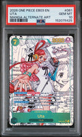 UTA MANGA ALTERNATE ART 2026 ONE PIECE EB03-EXTRA BOOSTER -ONE PIECE HEROINES EDITION- PSA GEM MT 10