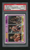 1981 Topps Kareem Abdul-Jabbar/Norm Nixon #55 PSA 10