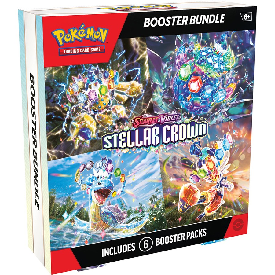 POKÉMON-Sammelkartenspiel: Karmesin & Purpur – Sternenkronen Booster-Bundle