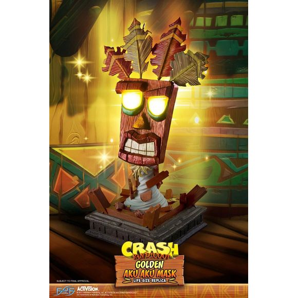 Aku Aku Mask Golden Replacement