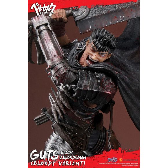 First 4 Figures Berserk Guts Black Swordsman Bloody Variant 28" Resin Statue