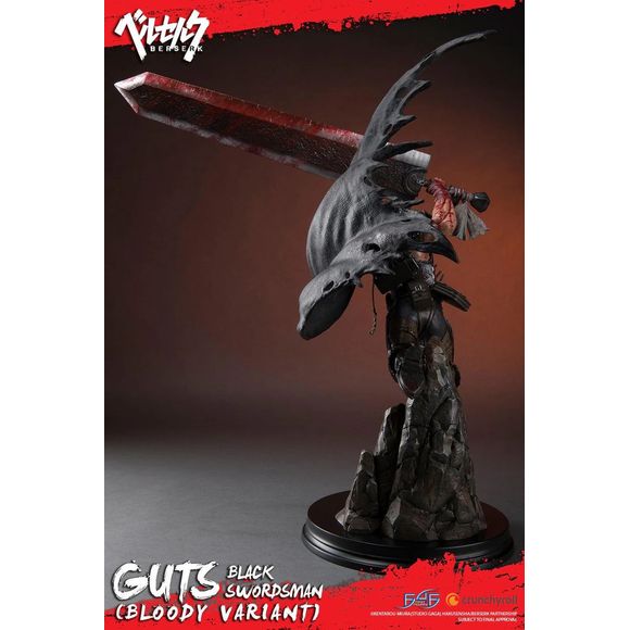 First 4 Figures Berserk Guts Black Swordsman Bloody Variant 28" Resin Statue