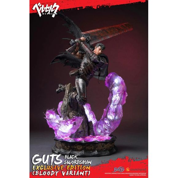 First 4 Figures Berserk Guts Black Swordsman Exclusive Edition Bloody Variant 28" Resin Statue