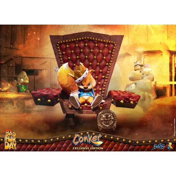 First 4 Figures Conker's Bad Fur Day Conker Exclusive Edition 18" Resin Statue