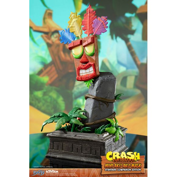 First 4 Figures F4F Crash Bandicoot Mini Aku Aku Mask 16-inch Resin Statue