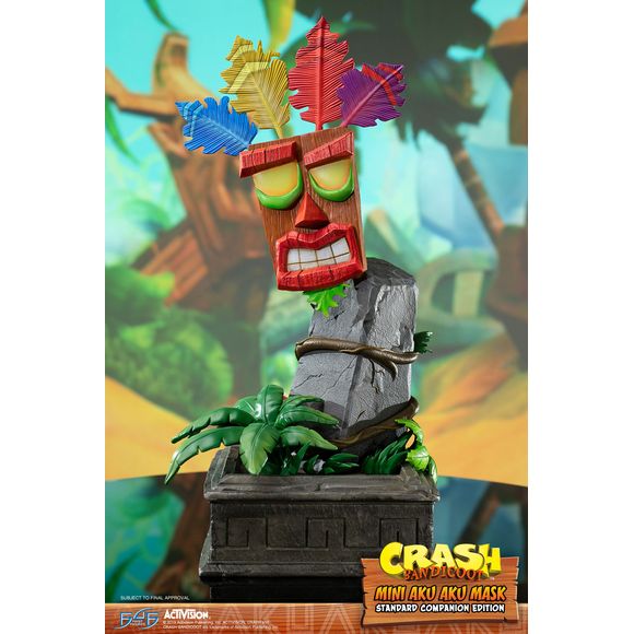 First 4 Figures F4F Crash Bandicoot Mini Aku Aku Mask 16-inch Resin Statue