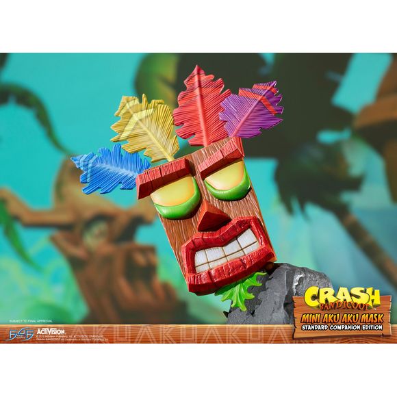 First 4 Figures F4F Crash Bandicoot Mini Aku Aku Mask 16-inch Resin Statue