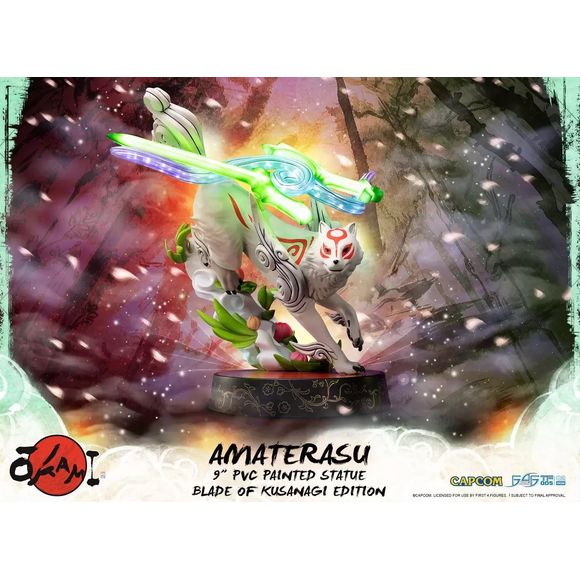 First 4 Figures Okami Amaterasu Blade of Kusanagi Signature Edition PVC Statue