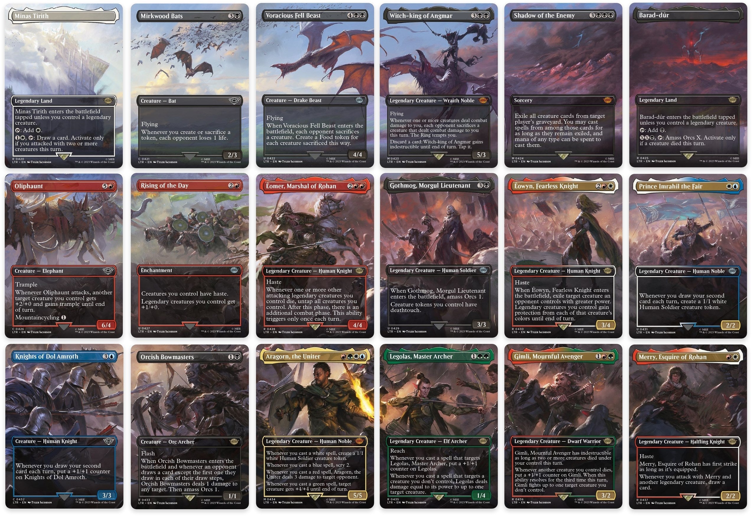 Battle of the Pelennor Fields Scene [Set of 18] (420-437)
