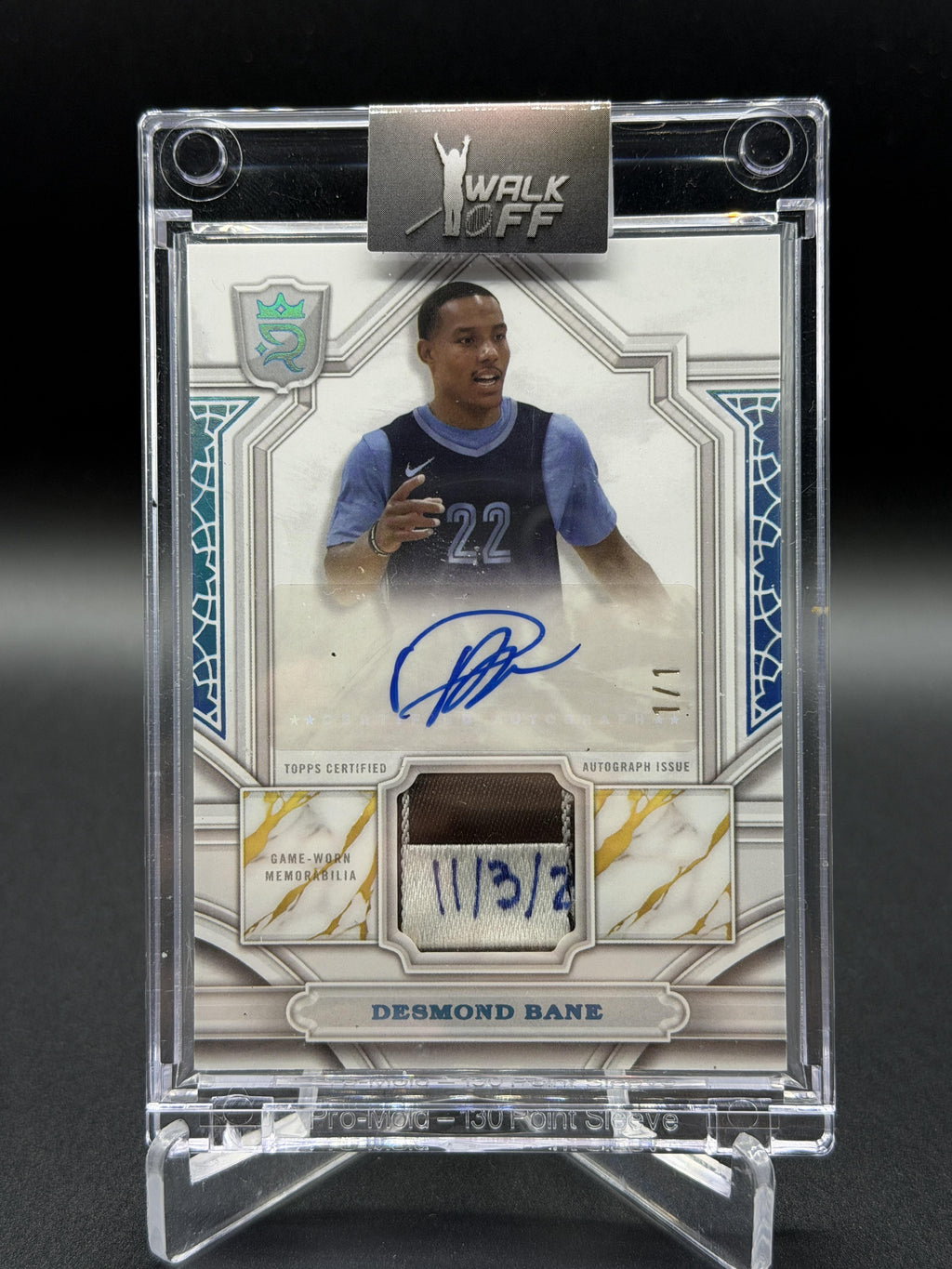 2024-25 Topps Royalty Desmond Bane Patch Auto 1/1