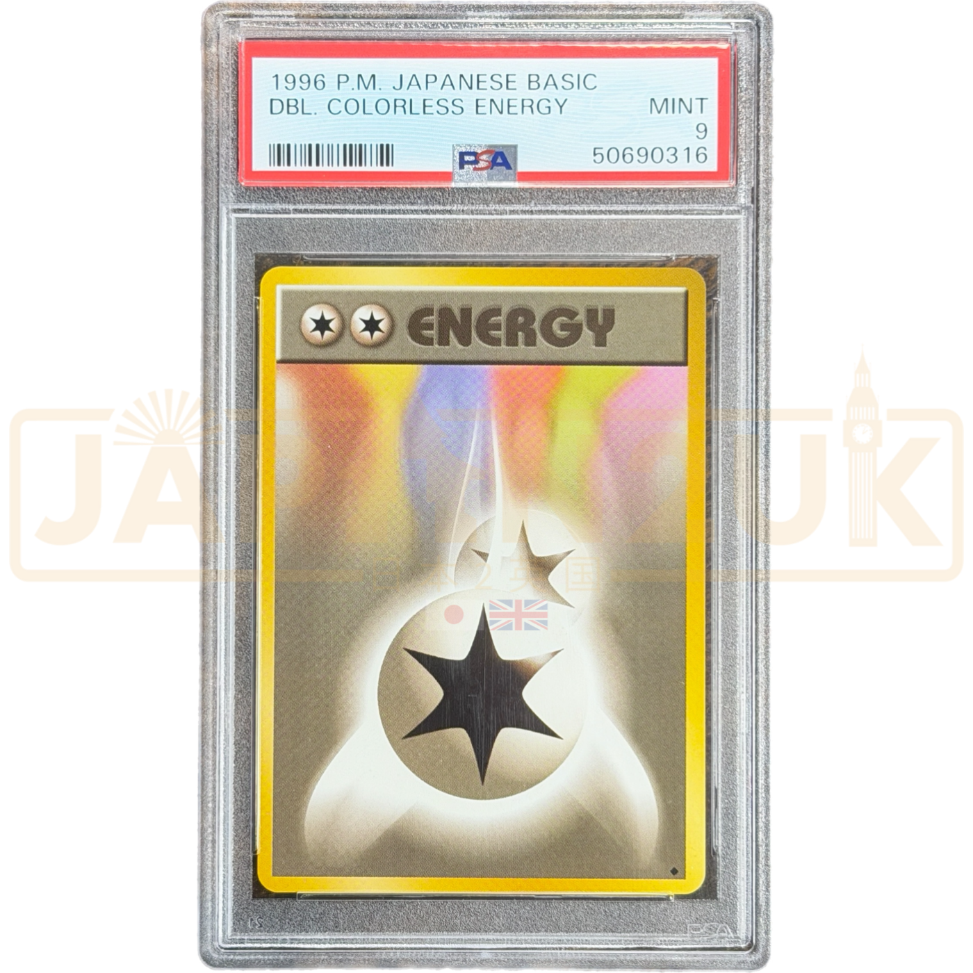 Pokemon Double Colourless Energy Base Set Japanese Graded Card PSA 9 #50690316