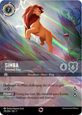 Simba - Returned King (Enchanted) (215/204) (Holofoil) [The First Chapter]