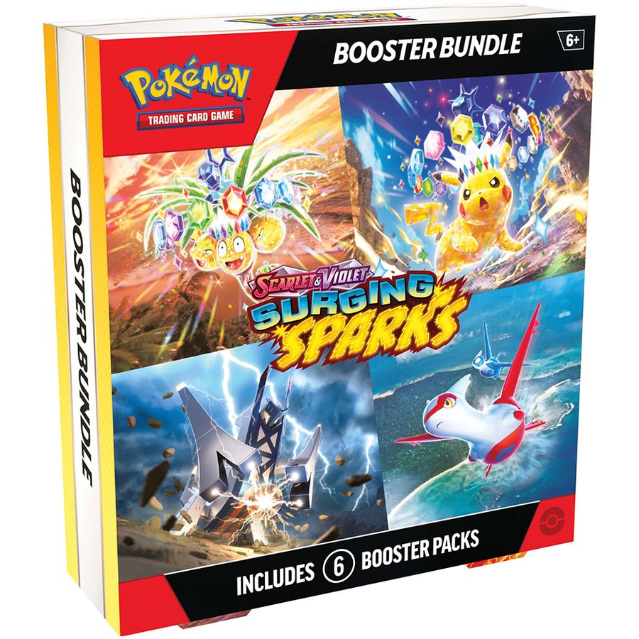 Pokémon-Sammelkartenspiel: Karmesin & Purpur – Surging Sparks Booster-Bundle