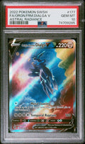 2022 Pokemon SWSH Astral Radiance #177 Ful Art Origin Forme Dialga V PSA 10