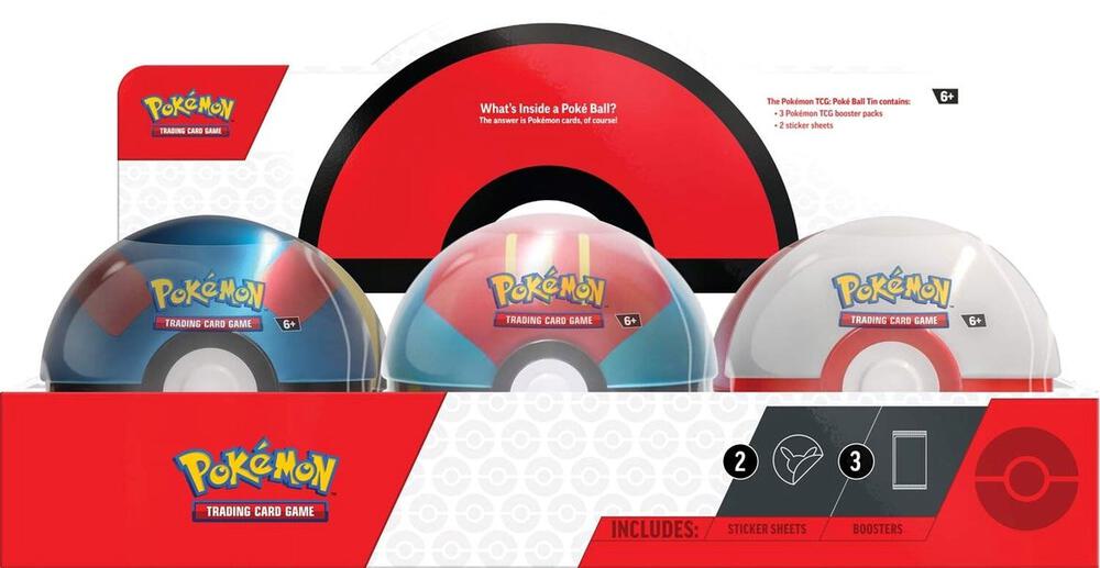 Pokemon Poke Ball Tin Display (Q3 2023)