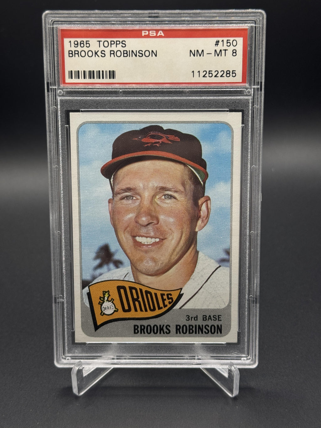 1965 Topps #150 Brooks Robinson PSA 8