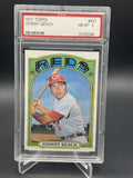 1972 Topps #433 Johnny Bench PSA 8