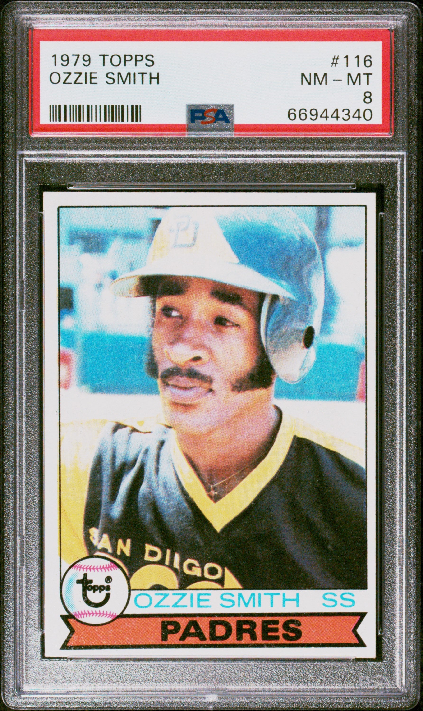 1979 Topps #116 Ozzie Smith Rookie RC PSA 8
