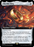 The One Ring (Extended Art) (Surge Foil) - Universes Beyond: The Lord of the Rings: Tales of Middle-earth (LTR)