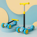 Koxtons Foldable And Adjustable Scooter For Kids 6-12 Years, With Pvc Wheels - Blue