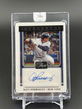 2022 Panini Three and Two #LS-AR Alex Rodriguez Legendary Signatures Black #/10