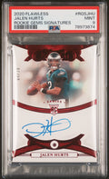2020 Flawless #RGS-JHU Jalen Hurts Rookie Gems Signatures /20 PSA 9 PC