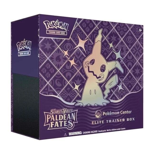 Pokemon - Scarlet and Violet - Paldean Fates - SV4.5 - ETB - Elite Trainer Box - Pokemon Center