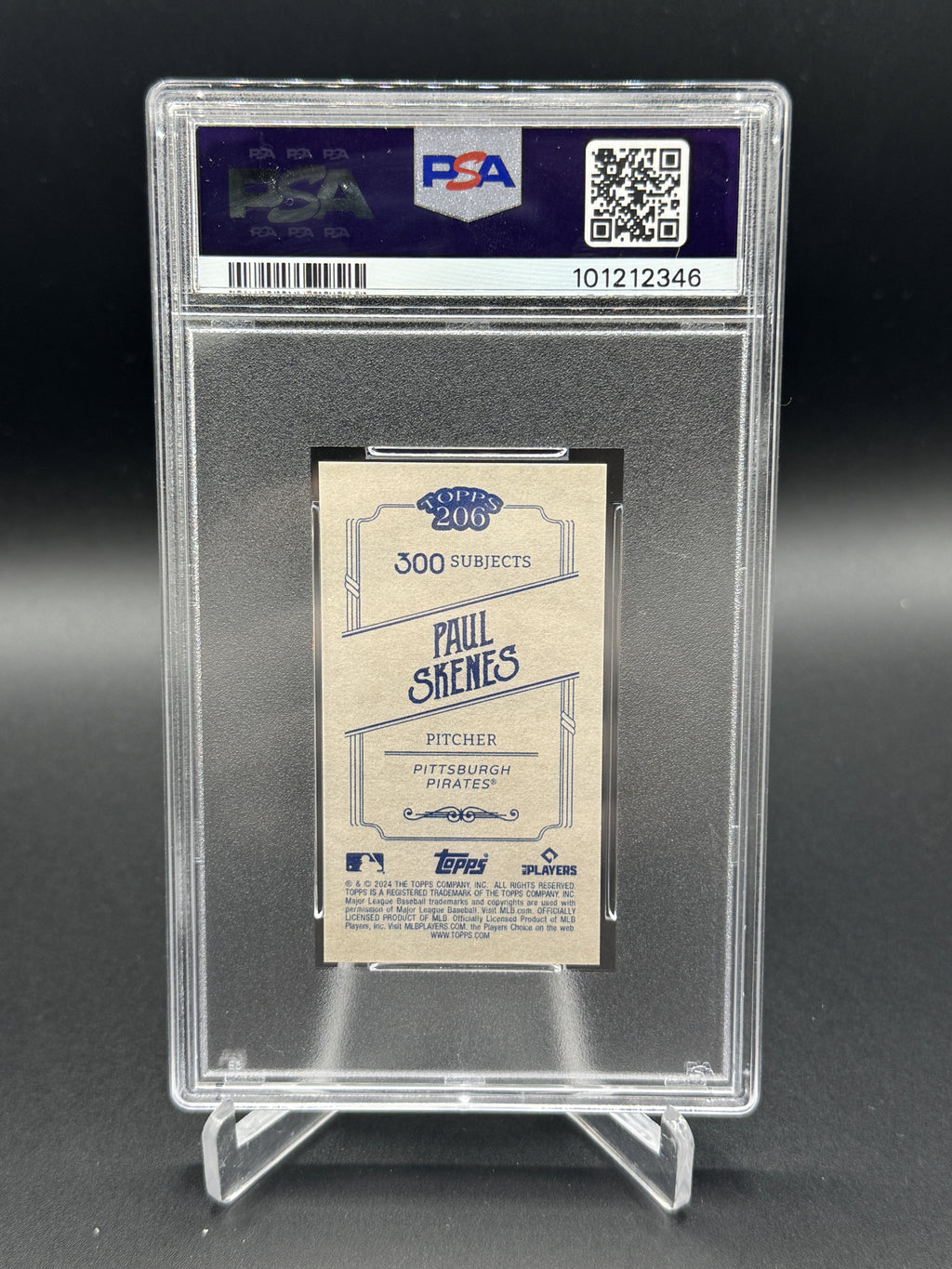2024 Topps 206 #NNO Paul Skenes Rookie RC PSA 10