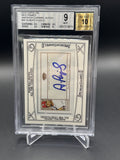 2010 Topps 206 #ACA-AP Albert Pujols Mini Framed American Caramel Auto BGS 9