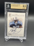 2012 National Treasures #14 Eddie George NFL Greatest Auto /25 BGS 9.5