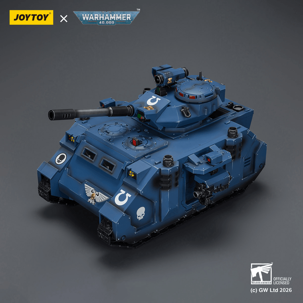 Ultramarines Predator Destructor with turret-mounted autocannon and sponson-mounted heavy bolters