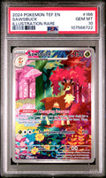 Pokemon SV05: Temporal Forces #166/162 Sawsbuck Illustration Rare PSA 10