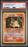 Pokemon Game Base Set #4 Charizard Holo PSA 7