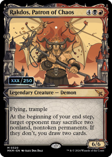 Rakdos, Patron of Chaos (Serial Numbered) - Murders at Karlov Manor (MKM)