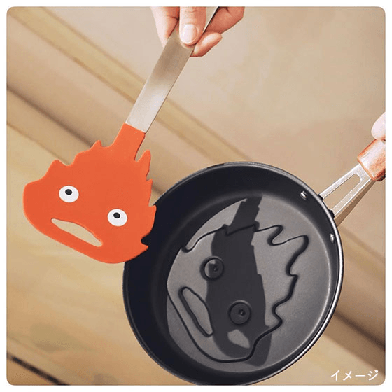 Calcifer Kitchen Tool Spatula "Howl's Moving Castle" (Box/6)