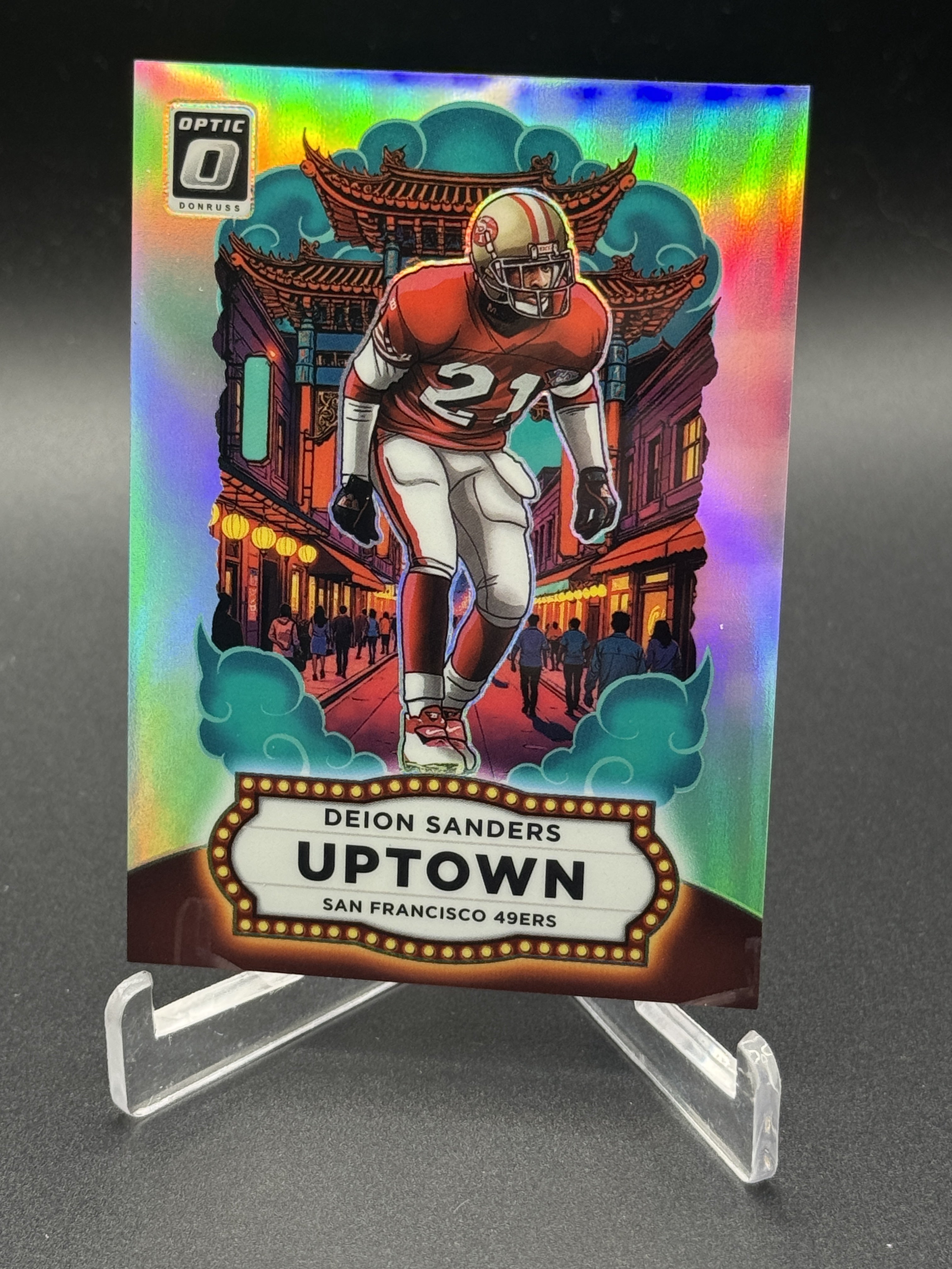 2025 Donruss Optic #7 Deion Sanders Uptown
