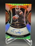 2025 Panini Select #RSI-SSS Shedeur Sanders Rookie Signatures Silver Prizm