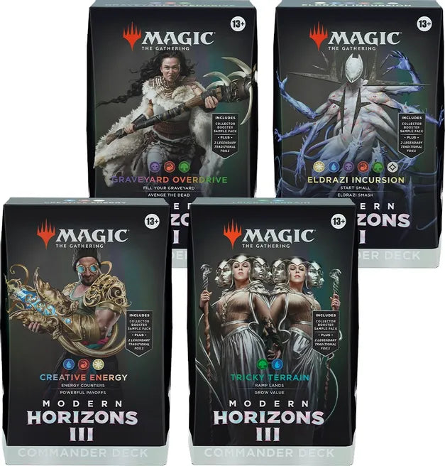 Modern Horizons 3 Commander-Deck-Display