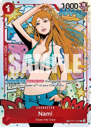 One Piece Nami (Alternate Art) - Wings of the Captain (OP06) (ST01-007)