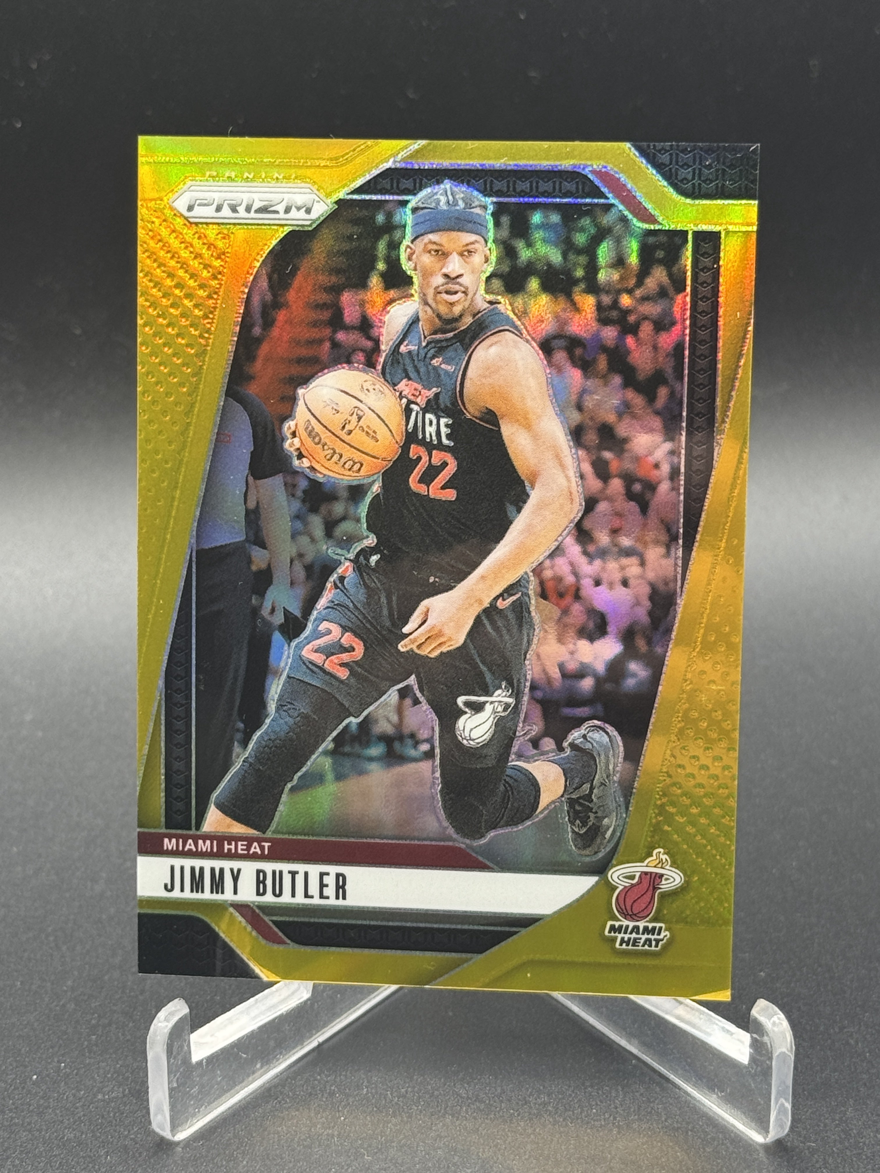 2024-25 Panini Prizm #164 Jimmy Butler Prizms Gold #/10