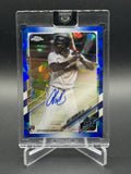 2021 Topps Chrome Sapphire Jazz Chisholm Jr. Rookie Auto