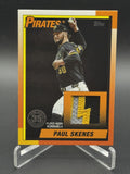 2025 Topps Update #90RU-PS Paul Skenes 1990 35th Relics Black /10