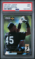 1994 Collector's Choice #661 Michael Jordan Silver Signature PSA 9