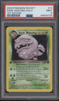 Dark Smogmog Pokémon Team Rocket Holo 1st Edition #14 PSA 9