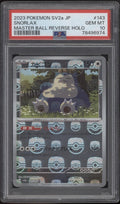 Snorlax Pokemon 151 Master Ball Reverse Holo Japanese #143 PSA 10