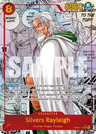 Silvers Rayleigh (Parallel) (Manga) (OP08-118) One Piece - Two Legends