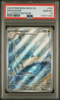 2023 POKEMON MEW EN-151 ILLUSTRATION RARE #181 DRAGONAIR PSA 10