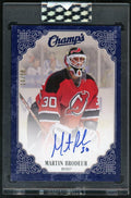 2023 Clear Cut Martin Brodeur Autograph /50